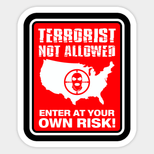 ENTERING THE U.S. Sticker